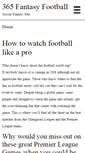 Mobile Screenshot of 365fantasyfootball.com